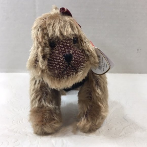 NEW TY The Attic Treasures Collection Kaiser Dog Handmade Jointed Retired Vtg - Picture 4 of 10